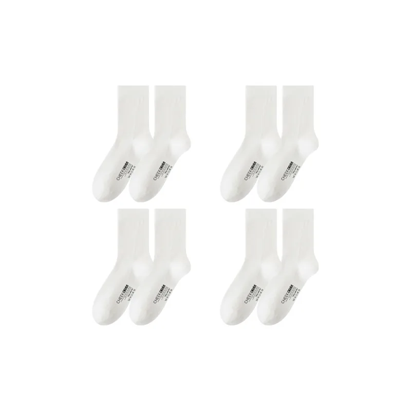 Cheekkiss Mid Calf Socks Men's 4 Pack-0