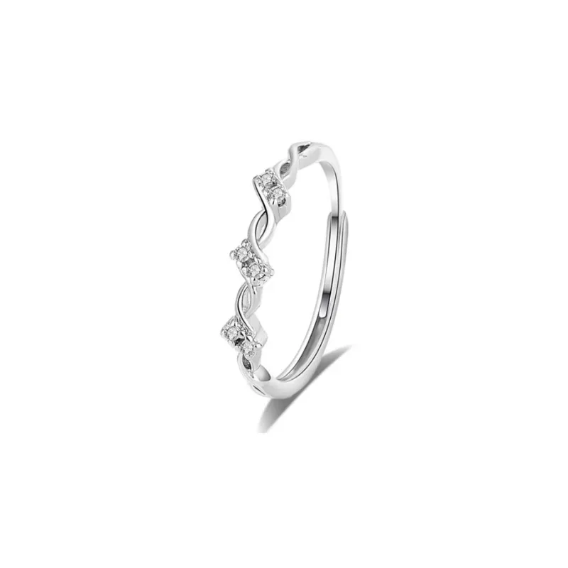 J&KINGLAY S925 Silver Rings Women's-4