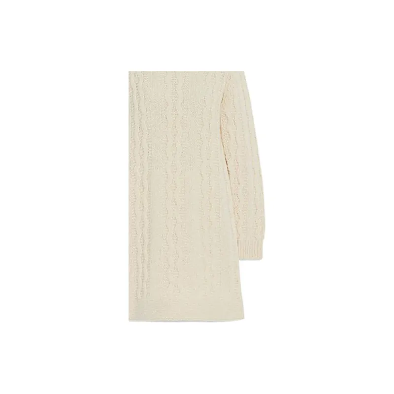 COACH FW22 Long Sleeved Dresses Women's Beige Yellow-5