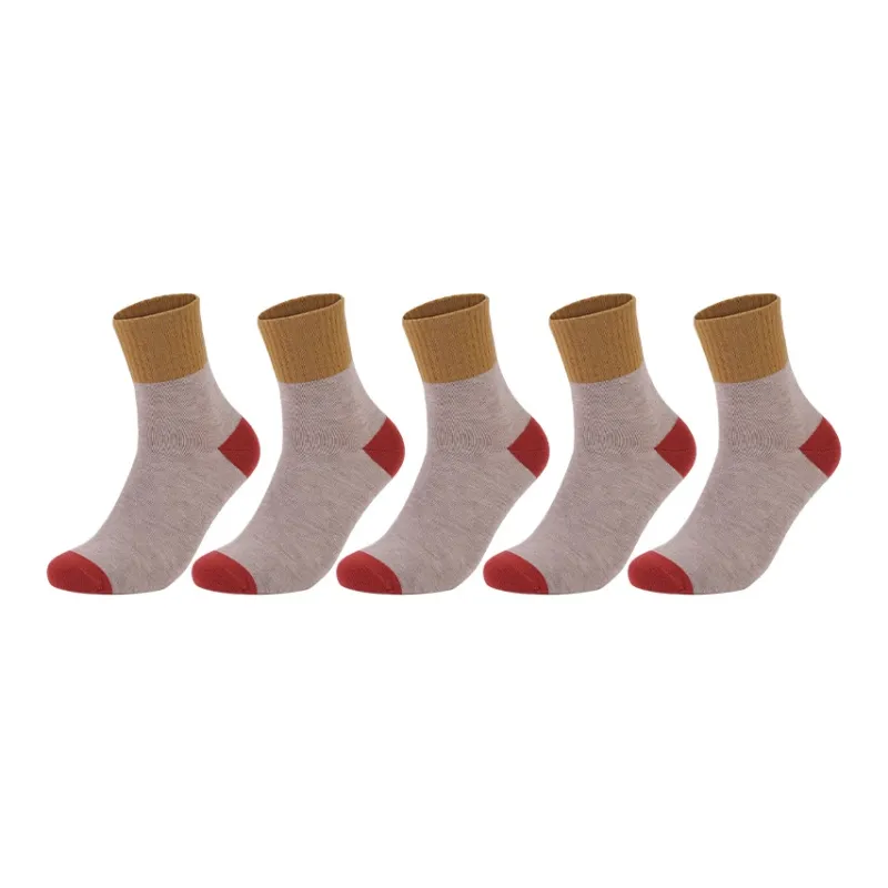 MIIOW Mid Calf Socks Women's 5 Pack-15