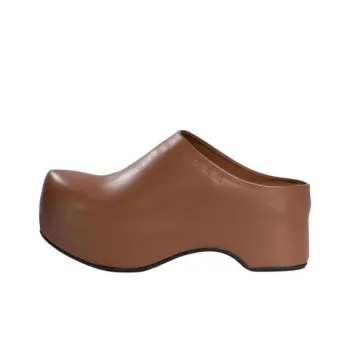 MARNI Logo Embossed Slip On Clogs