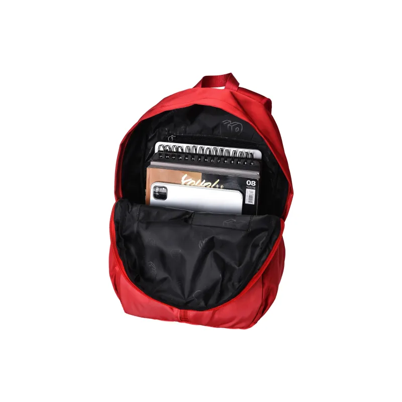 TURN UP Polyester Backpack Regular Unisex Red-2