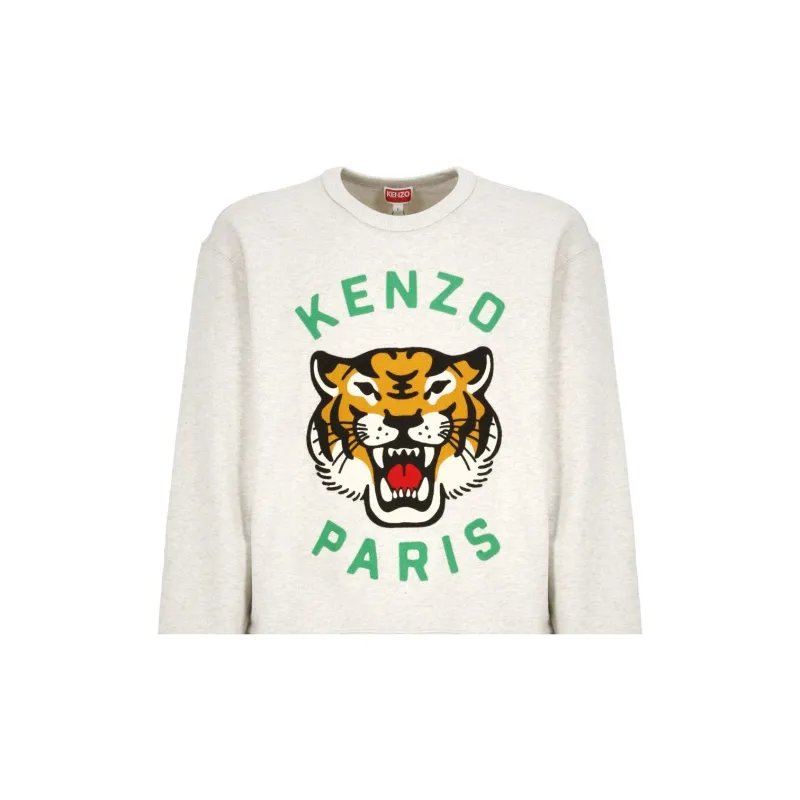 KENZO Lucky Tiger Embroidered Crewneck Sweatshirt-4