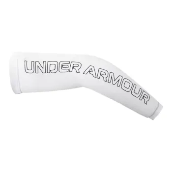 Under Armour Knitted Fabric Sun Protection Sleeves Unisex White