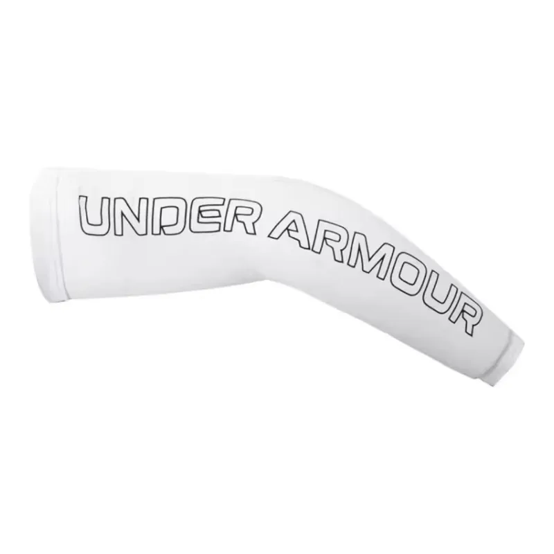 Under Armour Knitted Fabric Sun Protection Sleeves Unisex White-0