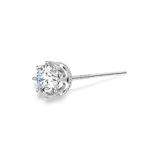 ETAHLOVE S925 Silver Stud Earrings Unisex Bestie Boyfriend/Girlfriend Gift Birthday Box-0