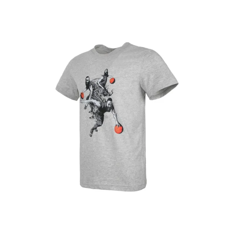 Adidas HARDEN GEEK UP T-Shirt Men's Gray-2
