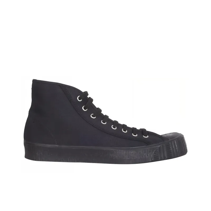 SPALWART High-Top Stylish Skateboarding Shoes Unisex Black-1
