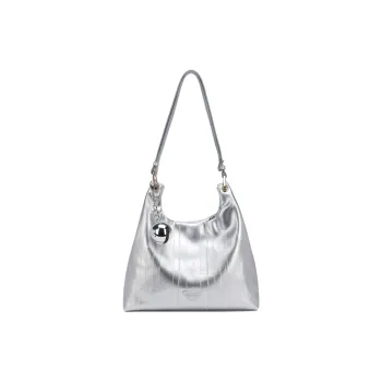 GELANNI PU Shoulder Bag Regular Women's Silver