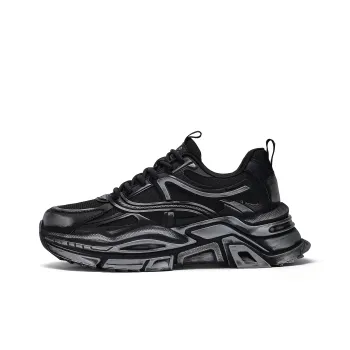 JEEP SPIRIT Chunky Sneakers Men Low Top Black