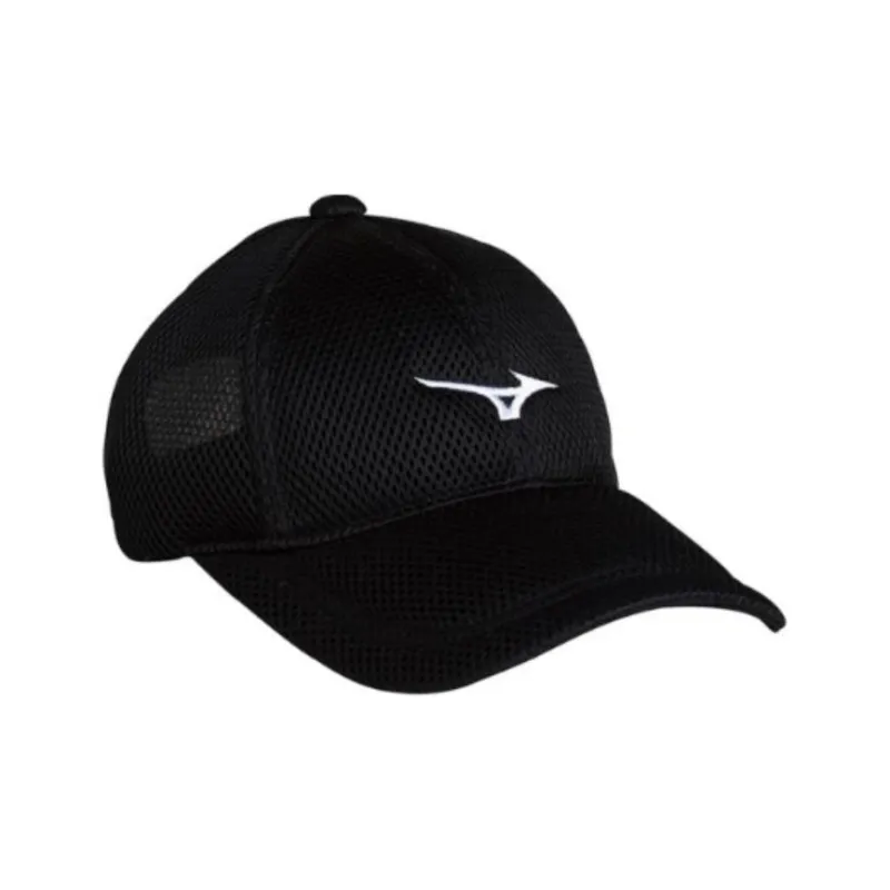 Mizuno Polyester Baseball Caps Unisex Black-1