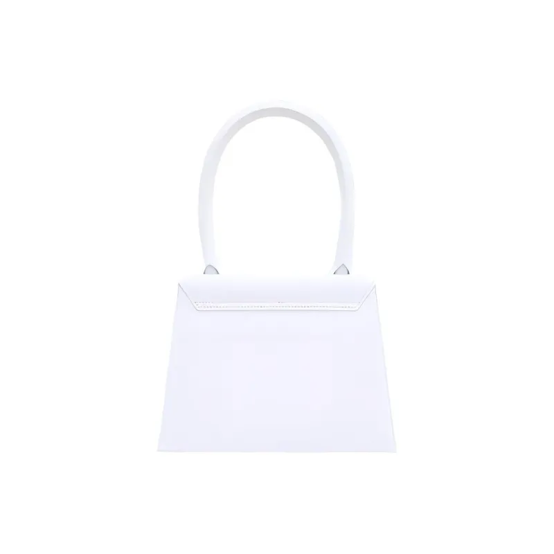 Jacquemus Leather Handbag Medium Size Women's White-2