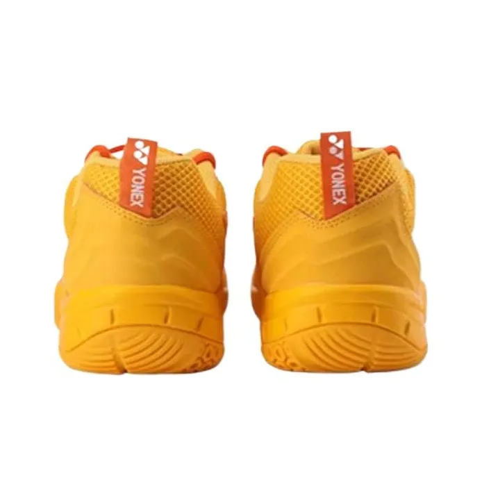 YONEX Power Cushion Abrasion Resistant Low Top Badminton Shoes Unisex Yellow Orange-2