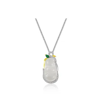 Suddenly Lucky Chalcedony Necklaces Women's