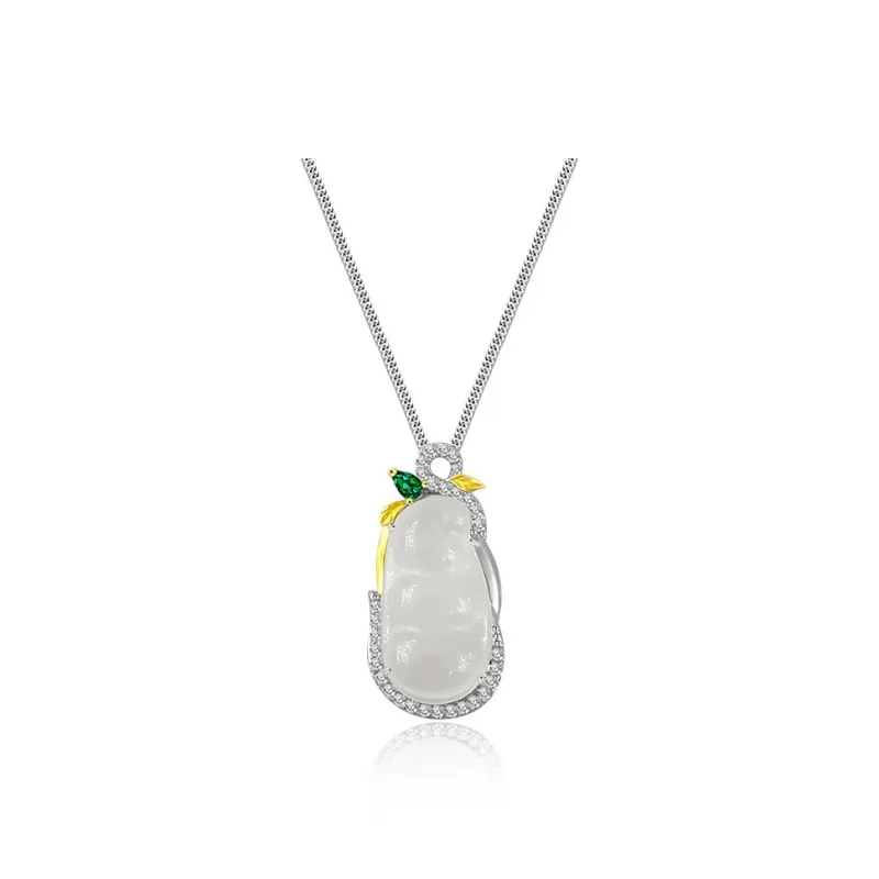 Suddenly Lucky Chalcedony Necklaces Women's-0