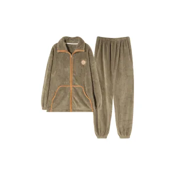Follow The United States Pajama Set Men's Tea Brown