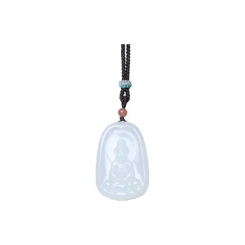 Ingenuity Hetian Jade Necklaces White Jade Unisex