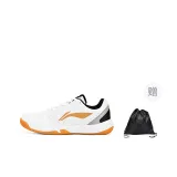 Standard White/Gold+Drawstring Shoe Bag