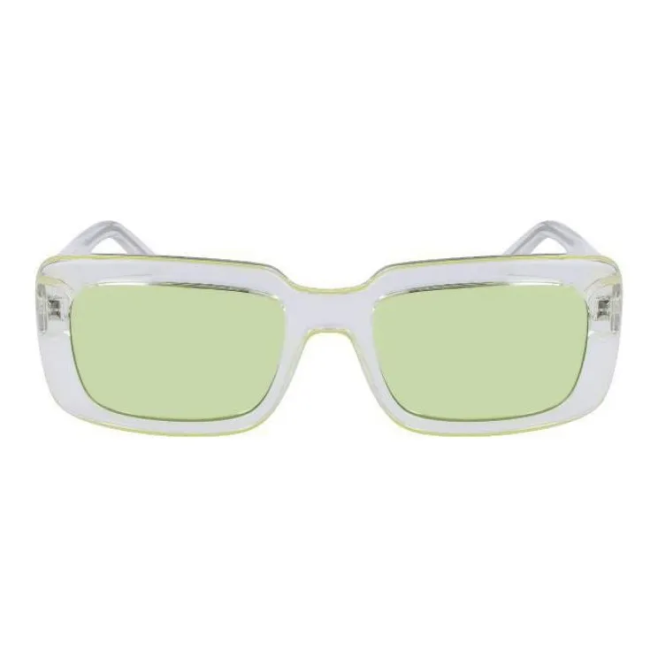 KARL LAGERFELD Injection Molded Square Sunglasses Unisex White-1