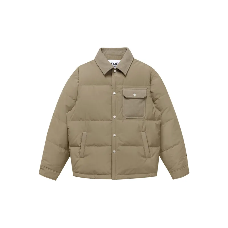 FAIRWHALE Down Jacket Men's Khaki-3