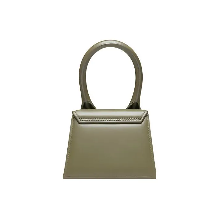 Jacquemus Cow Leather Shoulder Bag Crossbody Bag Handbag Mini Women's Khaki-3