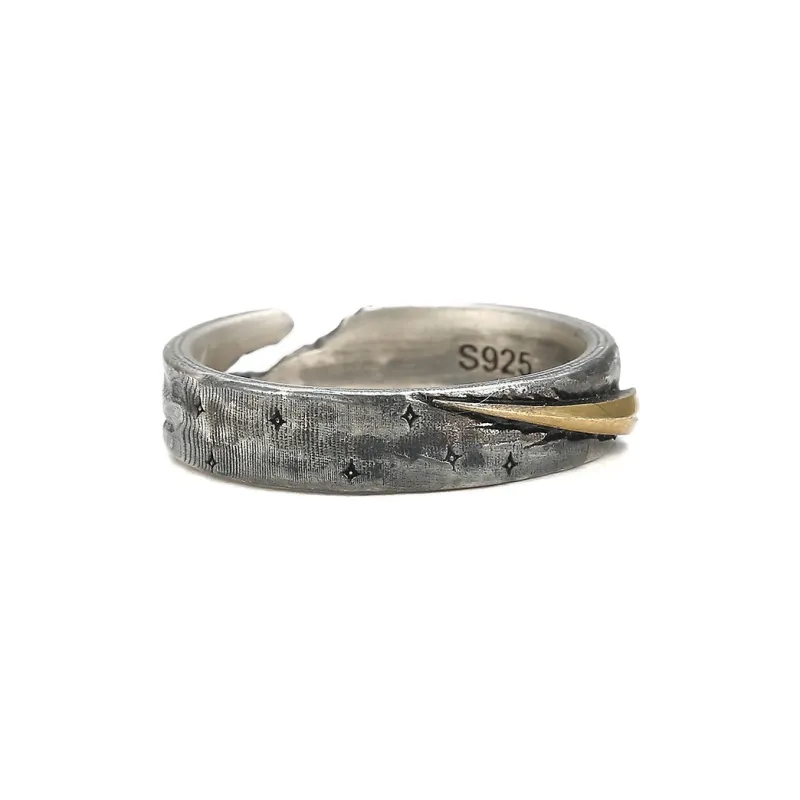 Ruibeila 925 Sterling Silver Rings Unisex-3