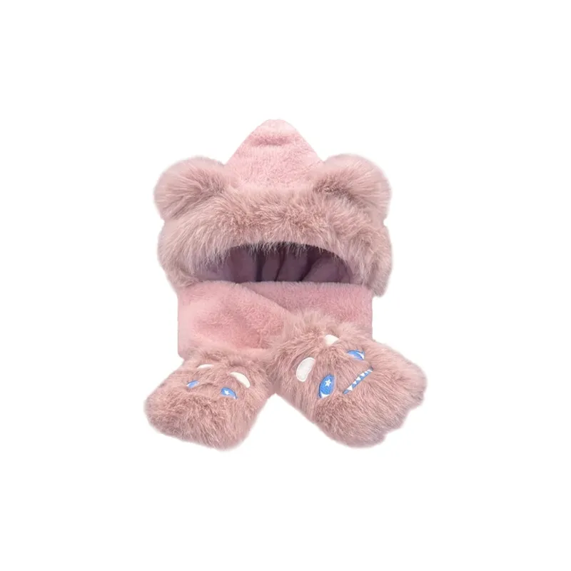 YUZHAOLIN Faux Rabbit Fur Beanies Unisex-2
