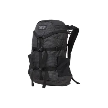 MYSTERY RANCH Nylon Backpack Regular Unisex Black Grid/Leaf Green