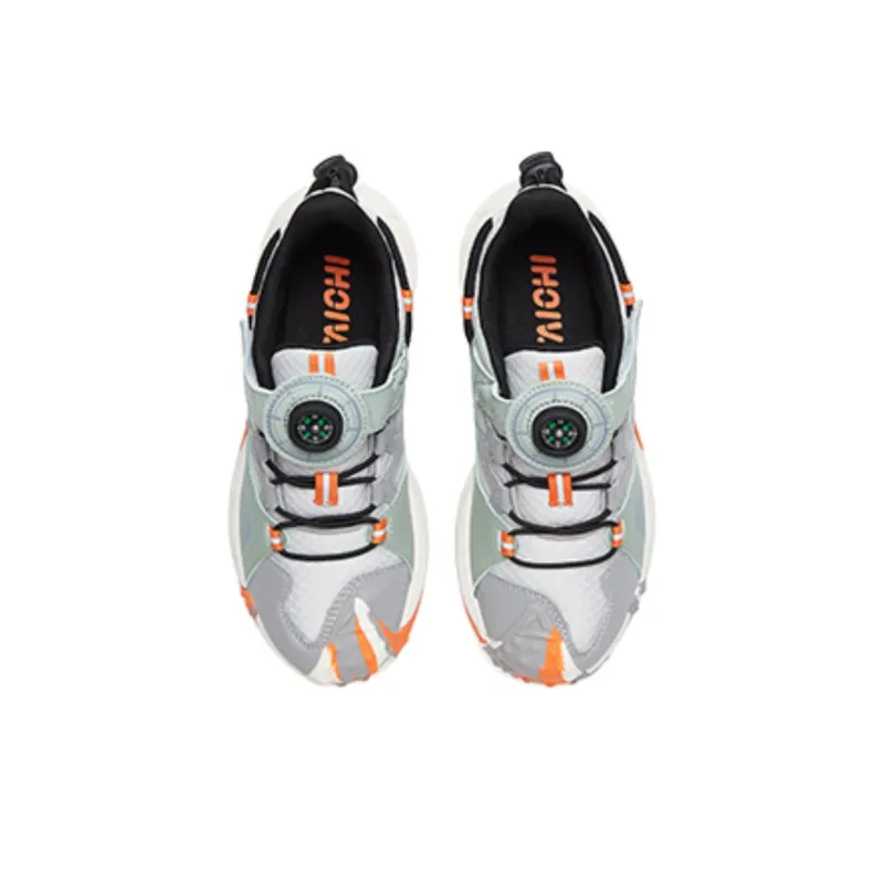 PEAK Anti Slip Wear Resistant Low Top Kids Lifestyle Shoes Light Gray Kids'-2