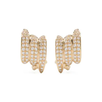 Anita Ko 18K Yellow Gold Small Clair Diamond Earrings