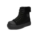 Black Fleece-Lined