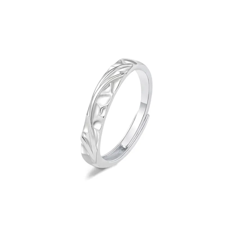 FORCHI Sterling Silver Rings Unisex Anniversary Birthday Gift-6
