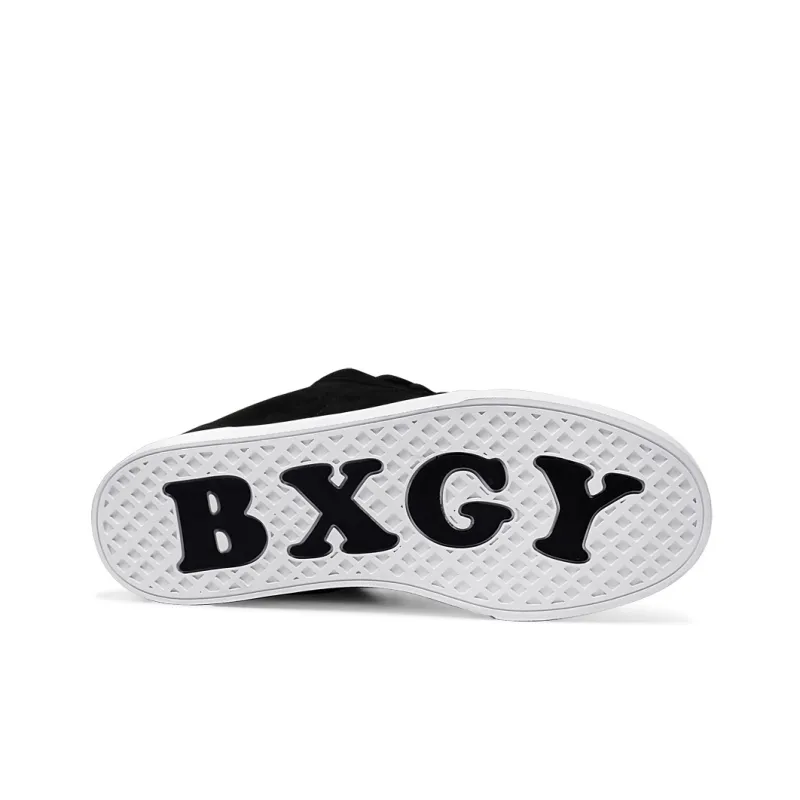 BXGY Slip Resistant Coverage Low Top Skateboard Shoes Unisex Black-5