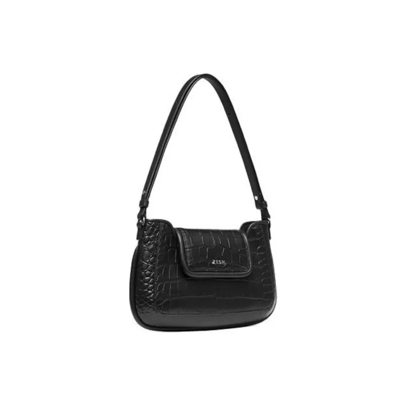 ZESH Cow Leather Shoulder Bag Small Size Women's Multicolor-4