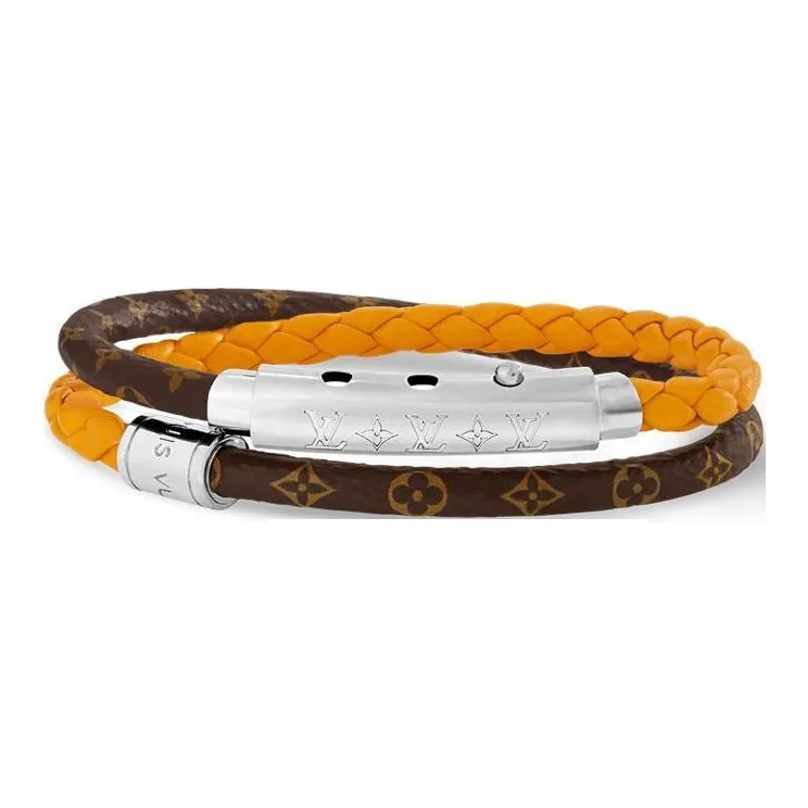 LOUIS VUITTON Monogram Double Spin Bracelet-1
