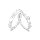 Sterling Silver Couple Rings
