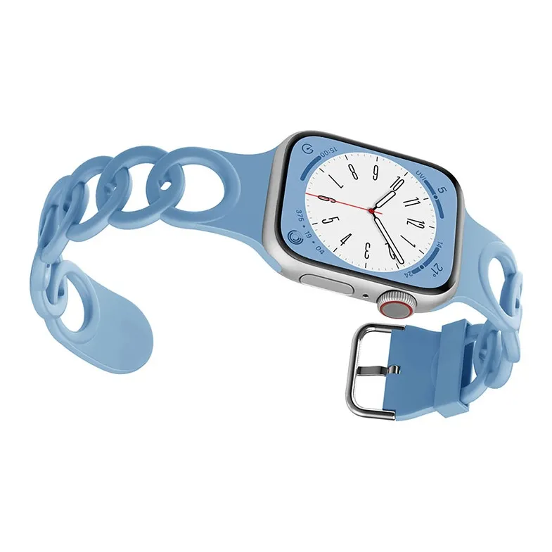 ZHENGGUANG Watch Band Apple Compatibility 38 49mm Silicone Material-49