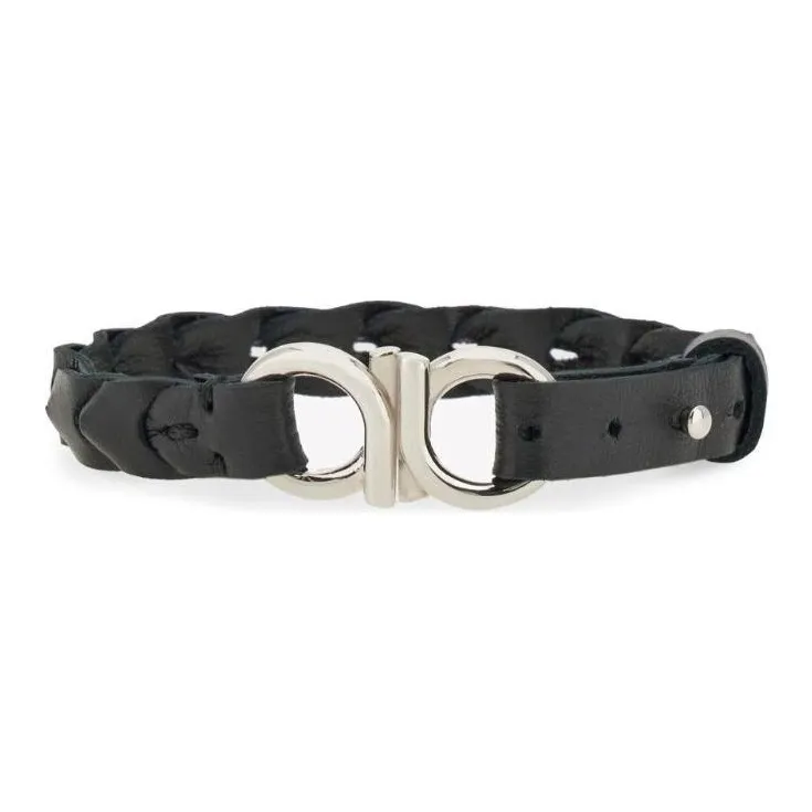 Ferragamo Gancini Braided Bracelet-0