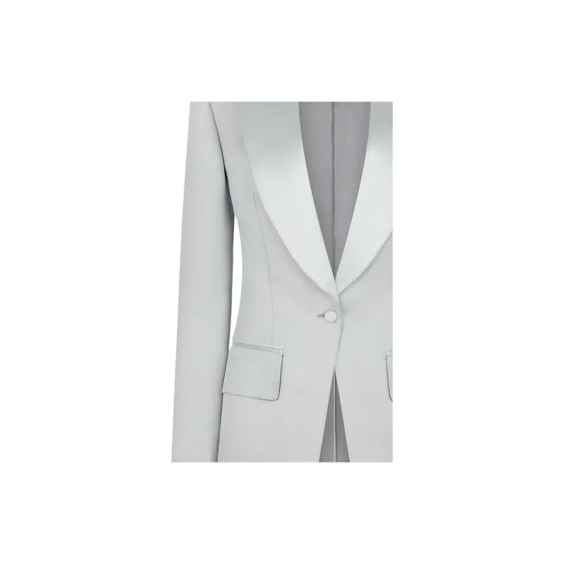 TOM FORD Lustrous Barathea Single Breasted Tuxedo Jacket-1