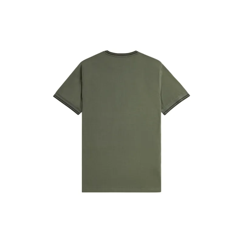 FRED PERRY T Shirts Men Green-1