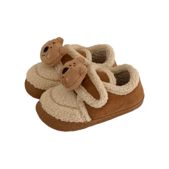 Thin Strips Cotton Slippers Women's