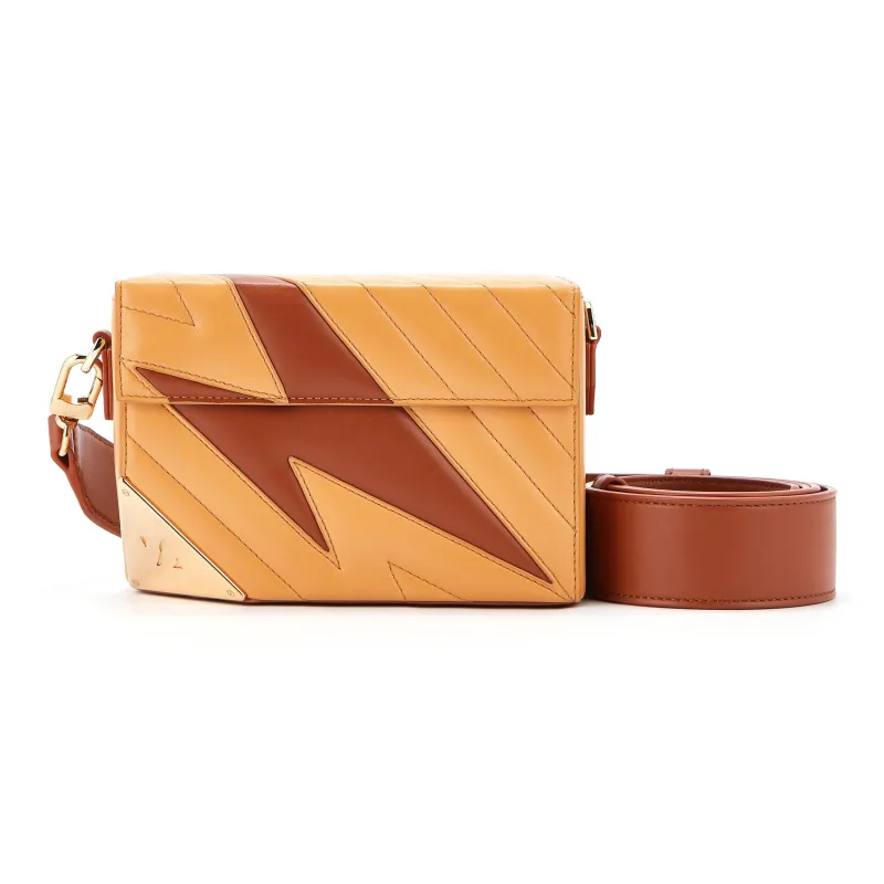 ZESH Cow Leather Small Square Bag Shoulder Bag Crossbody Bag Small Size Women's Multicolor-5