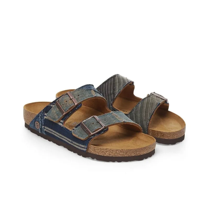 Birkenstock EVA Slip-Resistant Slide Slippers Men's Denim Blue Regular-2