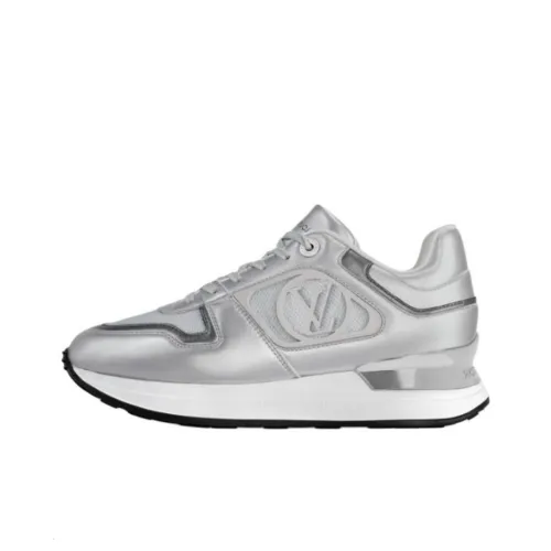 LOUIS VUITTON Run Away Low-Top Casual Shoes Women's Silver