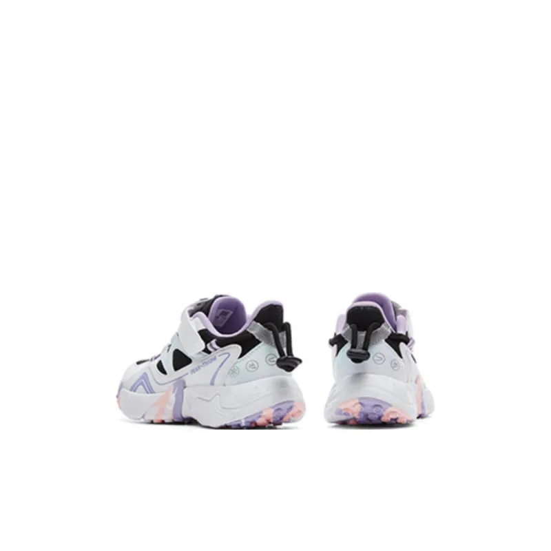 PEAK Anti Slip Wear Resistant Low Top Kids Lifestyle Shoes Light Purple Kids'-3