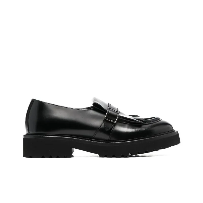 DOUCAL'S Fringed Leather Loafers Women's-1