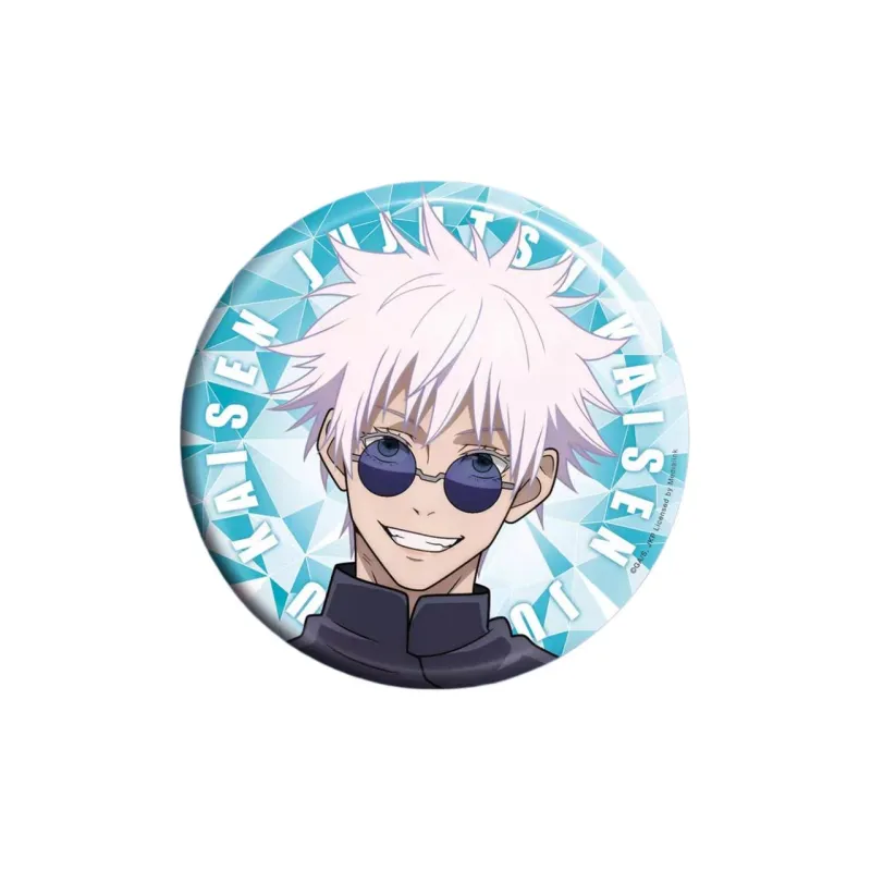 MOUXUYY Satoru Gojo Suguru Geto Jujutsu Kaisen  The Chapter Of Huaiyu Laser 75mm Badge Badges-6