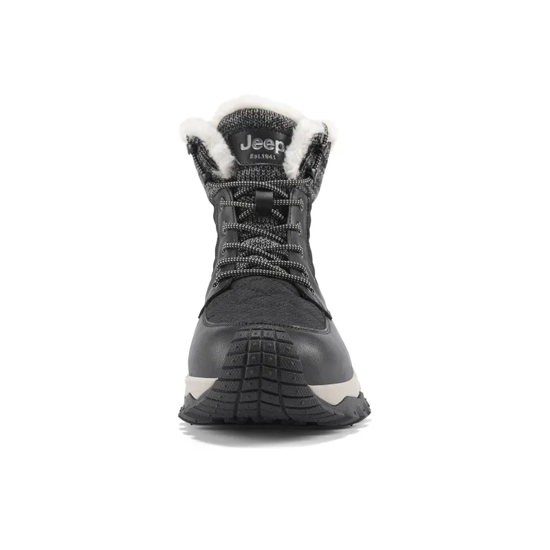 Jeep Warm Slip-Resistant Short Snow Boots Men's-10