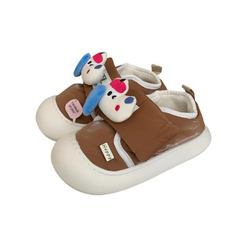 Thin Strips Cotton Slippers Women's Ecru-15