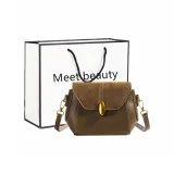 Brown Suede+Shopping Bag